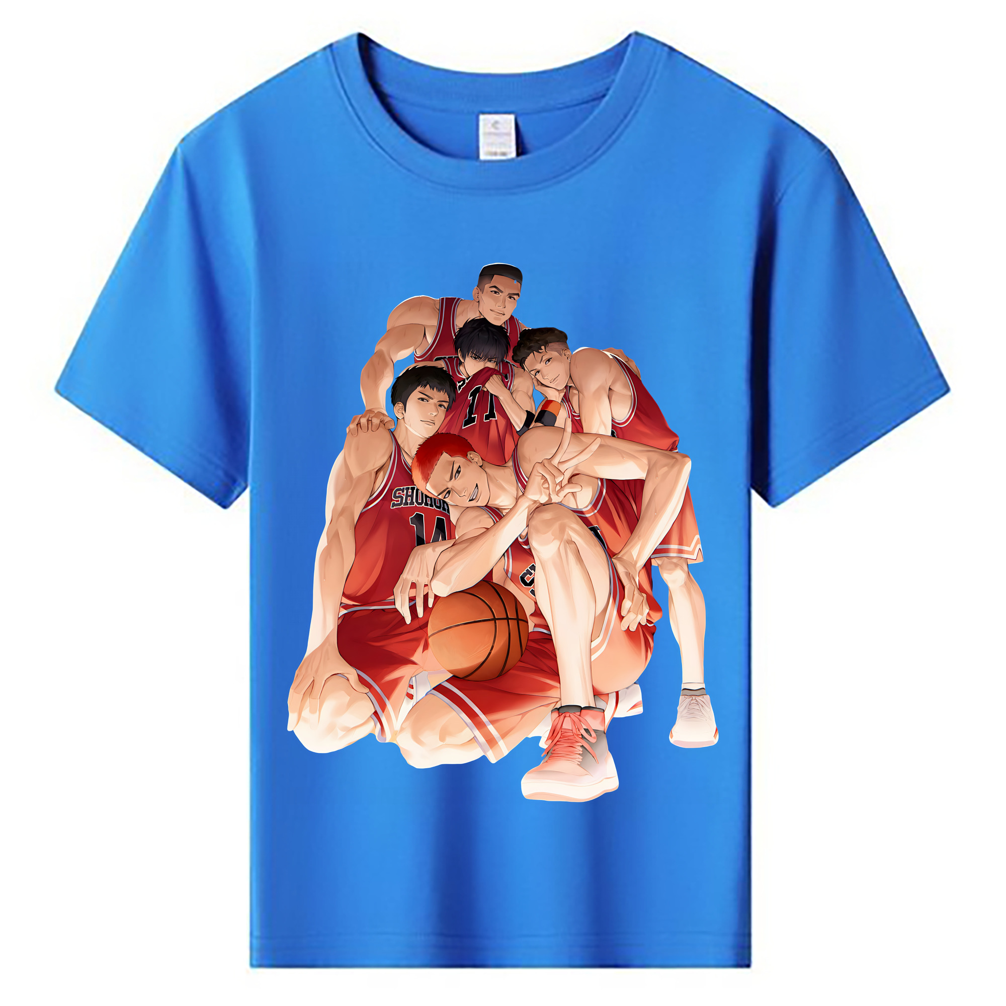 （画像用） SLAM DUNK／スラムダンク 綿100％キッズTシャツ（フロントプリント）